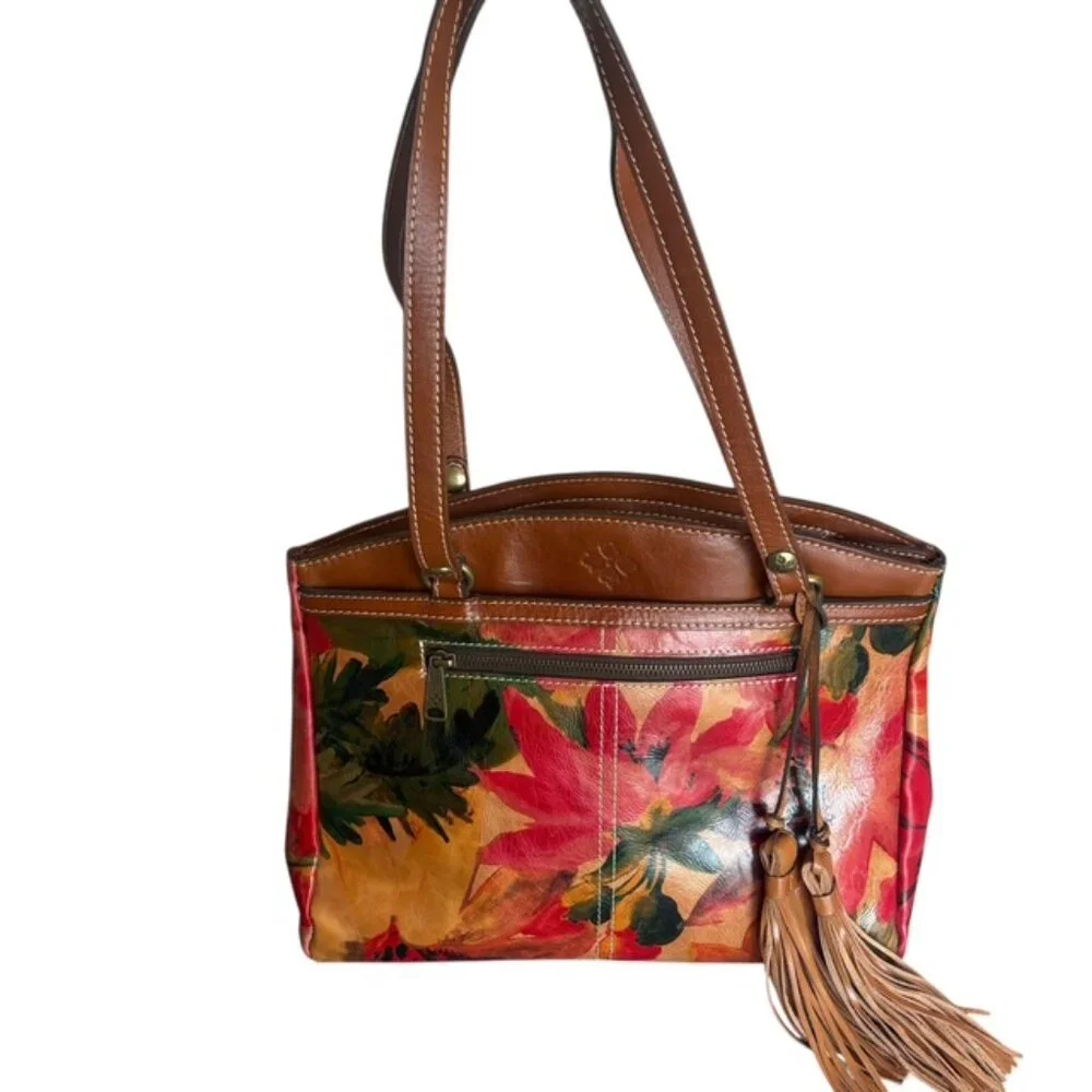 Patricia Nash Poppy Multi print handbag new without tags - Picture 4 of 14